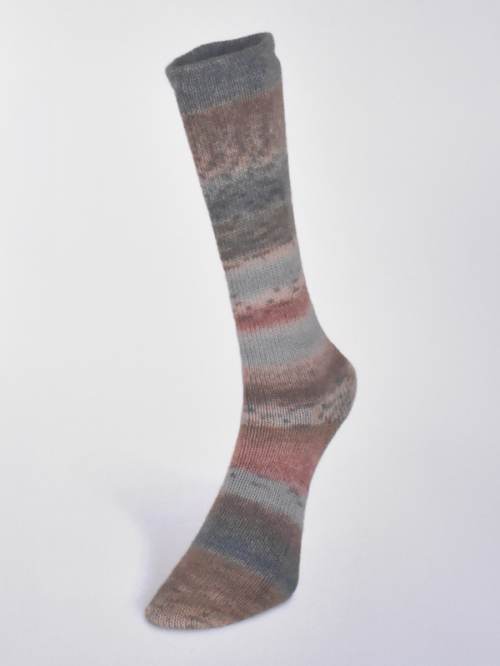 Laines du Nord Carnival Socks Denim, Olive, Brown, Aqua 02