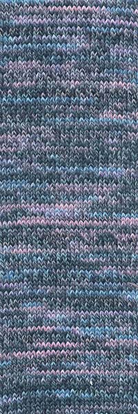 Wool Addicts Footprints Blue, Black, Pink 09