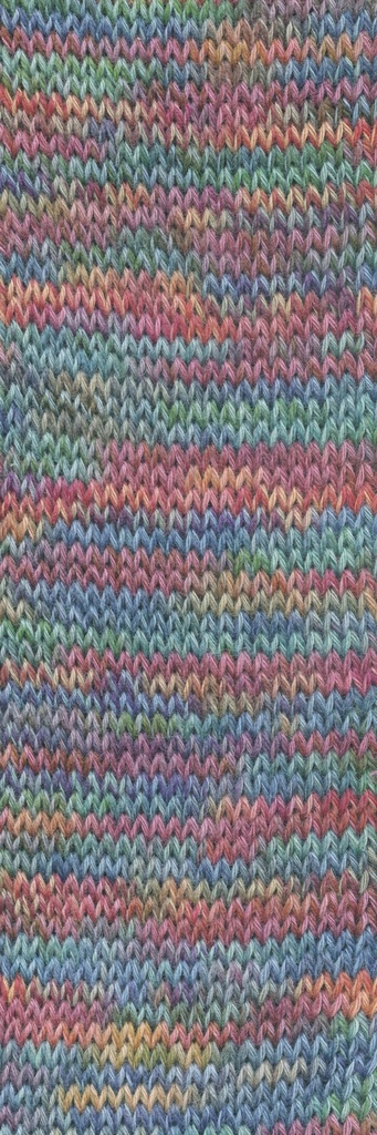 Wool Addicts Footprints Fuchsia, Blue, Green, Orange 17