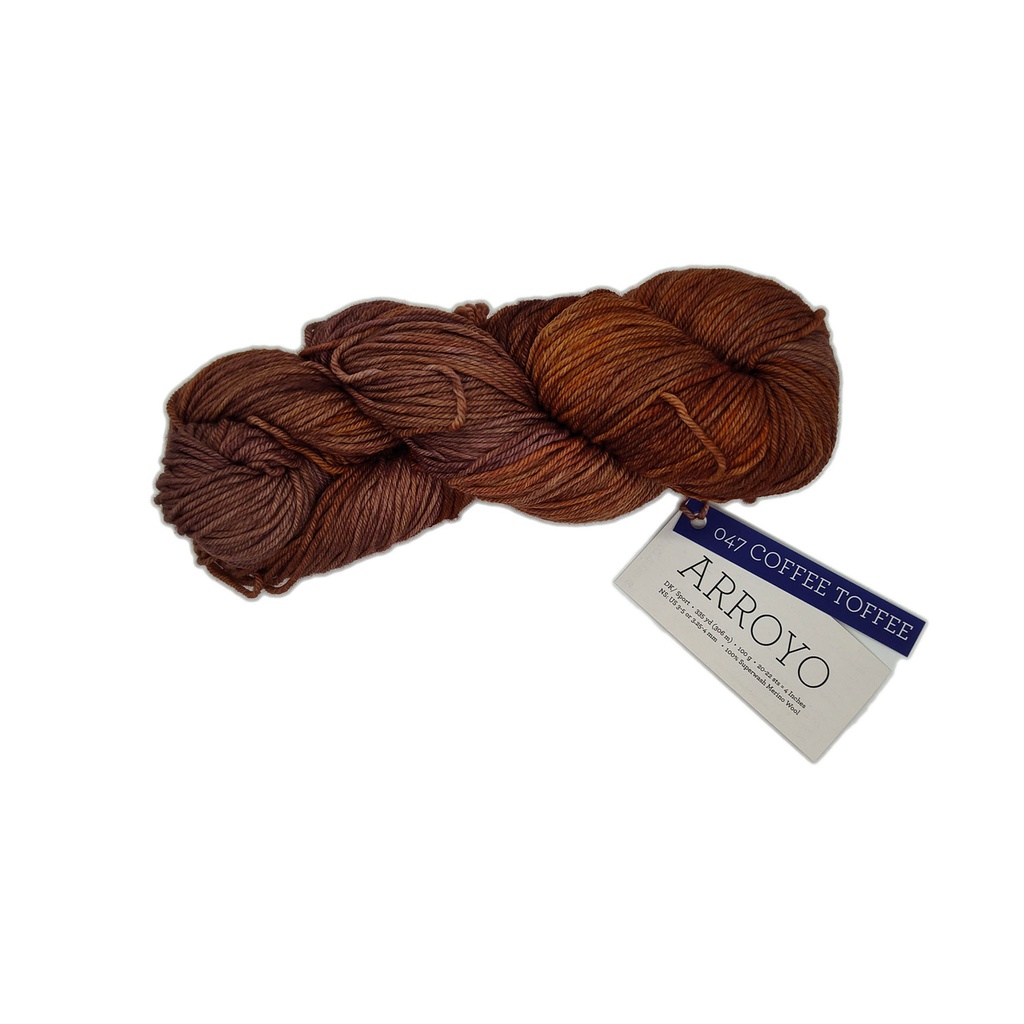 Malabrigo Arroyo Coffee Toffee 047