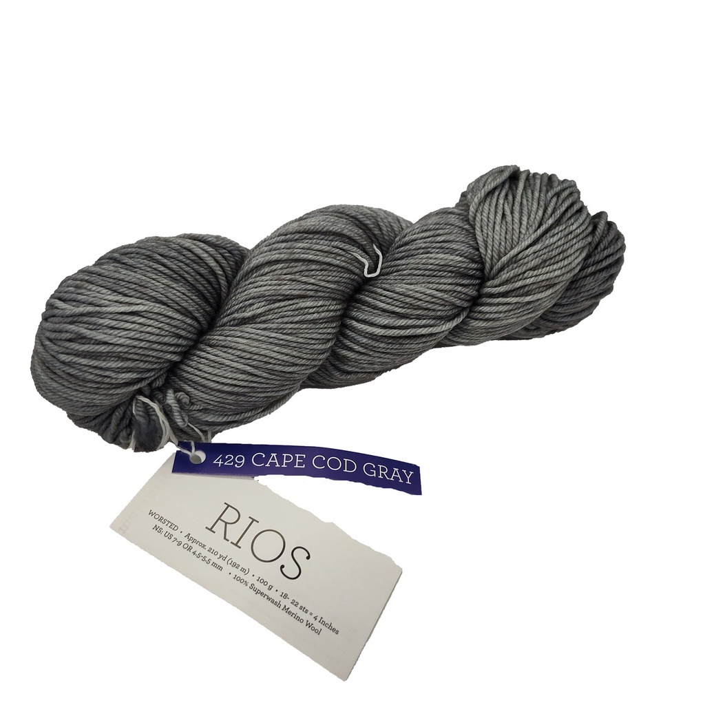 Malabrigo Rios Cape Cod Gray 429