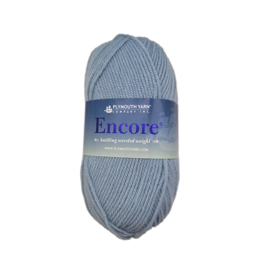 Plymouth Encore Worsted Lt Wedgewood 514