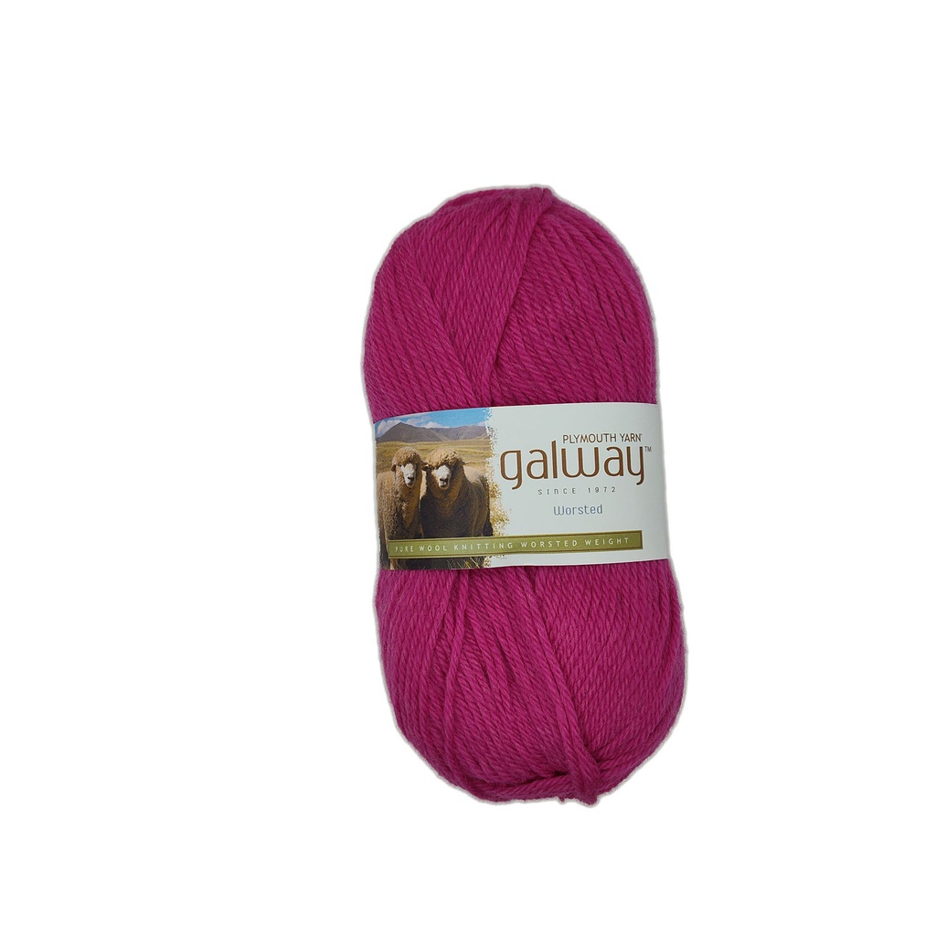 Plymouth Galway Worsted Raspberry Heather 0768