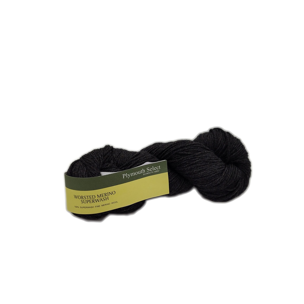 Plymouth Worsted Merino Superwash Dark Grey 08