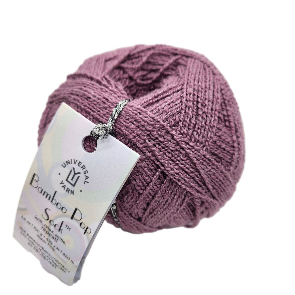 Universal Bamboo Pop Sock Solid Teasel 610