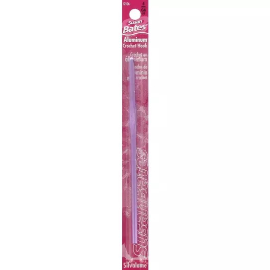Susan Bates Silvalume Crochet Hook G/6 (4mm)