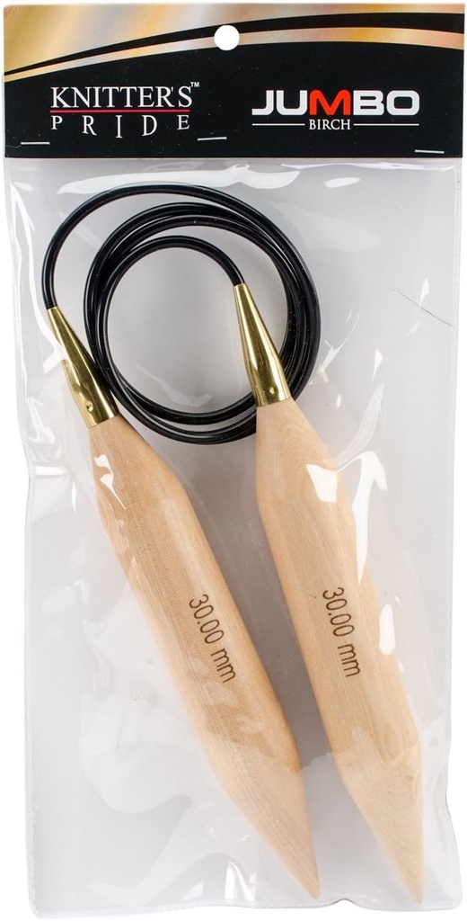 Knitters Pride Basix 32" Circular Needles 30mm 