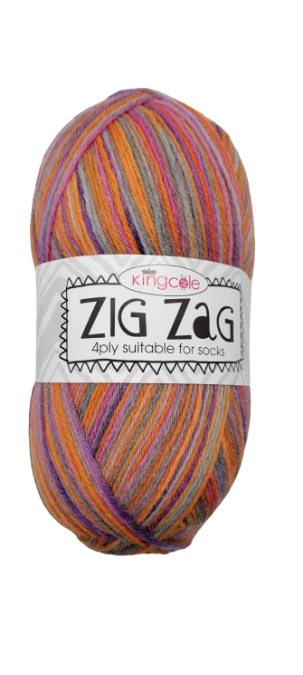 King Cole Zig Zag 4 Ply Dragonfly 4812