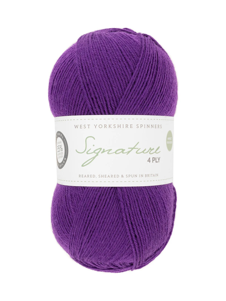West Yorkshire Spinners Signature 4 Ply Amethyst 1003