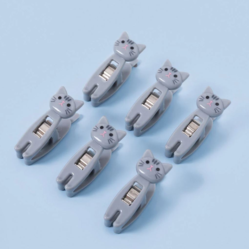 Kitty Clips Gray (20 pcs)
