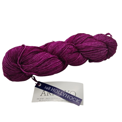 Malabrigo Arroyo Holly Hock 148