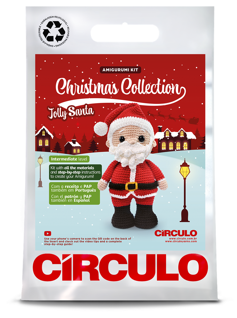 Circulo Amigurumi Kit Christmas Collection Jolly Santa