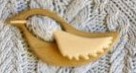 Coley Wooden Shawl Pin Bird