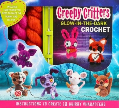 Creepy Critters Glow-In-The-Dark Crochet Kit (Crochet) 