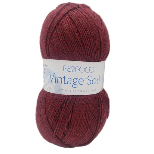 [VIN S12060] Berroco Vintage Sock Black Cherry 12060