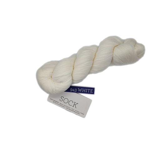 [SOK 0943] Malabrigo Sock White 0943