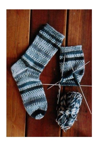 [BK 242] Knitting Pure & Simple Beginners Mid-Weight Socks 242 (Knit) 