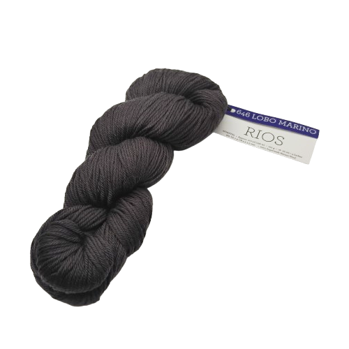 [RIO 0646] Malabrigo Rios Solidos Lobo Marino 646