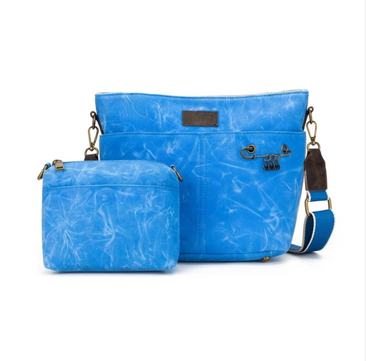 [BAG 123318] della Q Maker's Canvas Daily Mini Azure