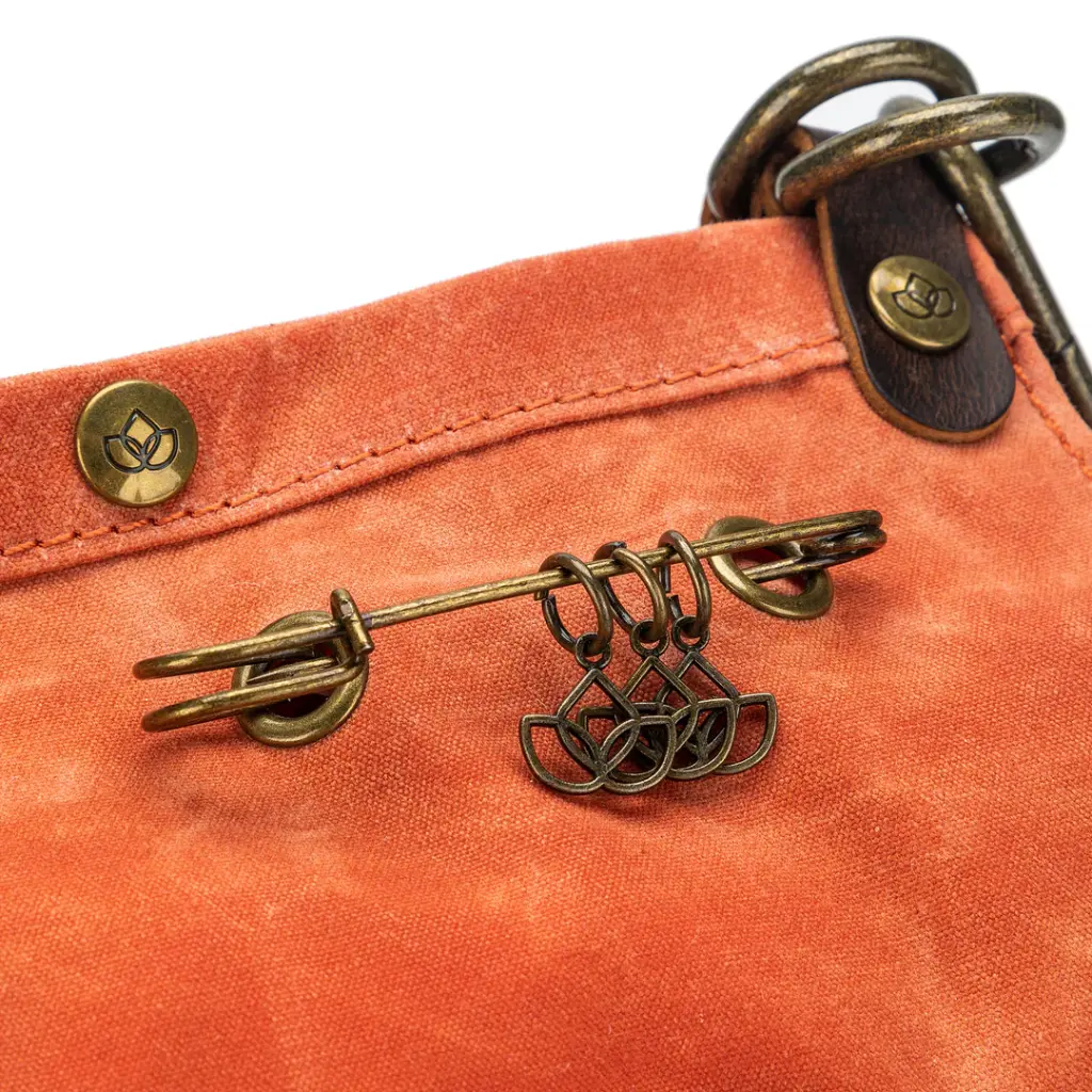 della Q Maker's Canvas Rucksack Orange