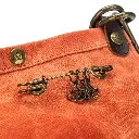 della Q Maker's Canvas Rucksack Orange