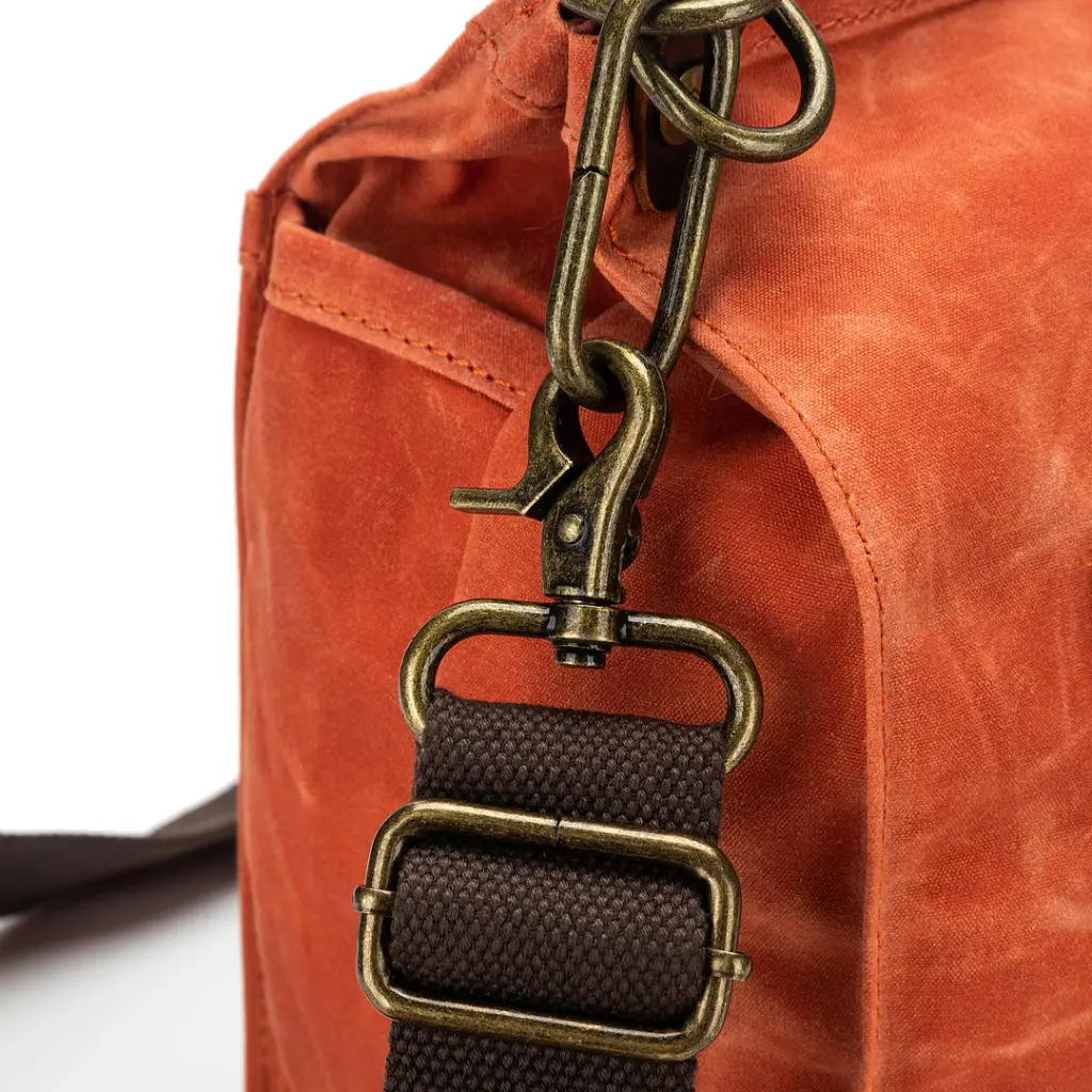 della Q Maker's Canvas Rucksack Orange