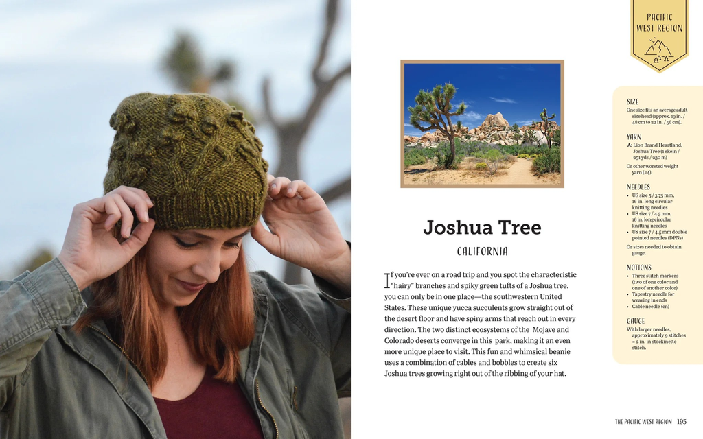 Knitting the National Parks - 63 Easy to Follow Designs for Beautiful Beanies Inspired by the US National Parks (Knit)
