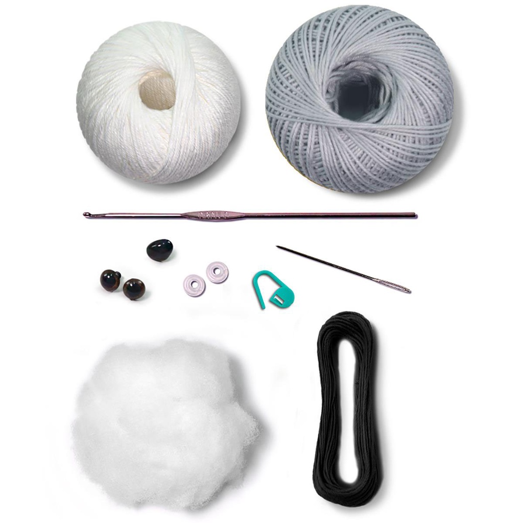 Circulo Amigurumi Kit Cats and Dogs Collection Persian Cat