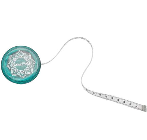 The Mindful Collection - The Teal Retractable Tape Measure 