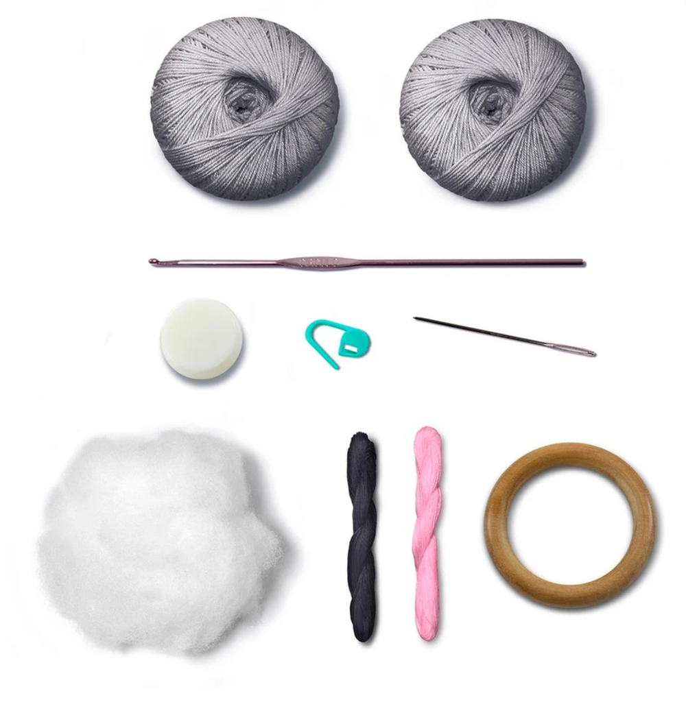 Circulo Amigurumi Kit Rattles Hippo 