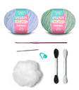Circulo Amigurumi Kit Reversible Mood Octopus Blue & Green