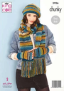 King Cole Accessories Knitted in Safari Chunky 5936 (Knit) 