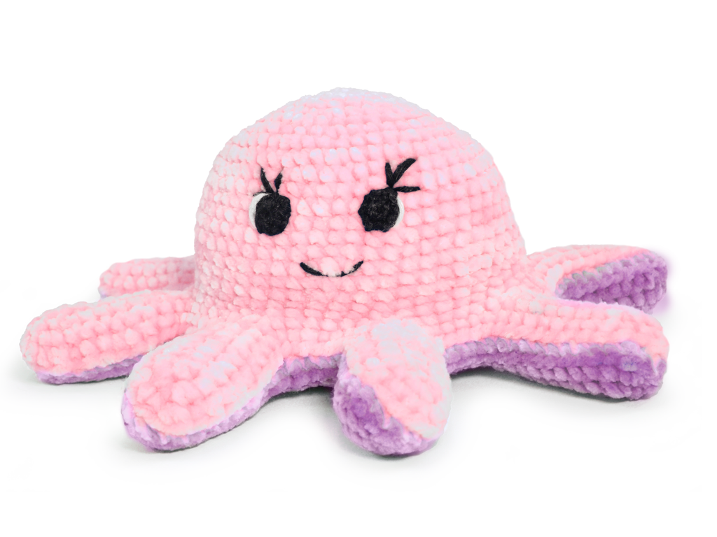 Circulo Amigurumi Kit Reversible Mood Octopus Pink & Purple