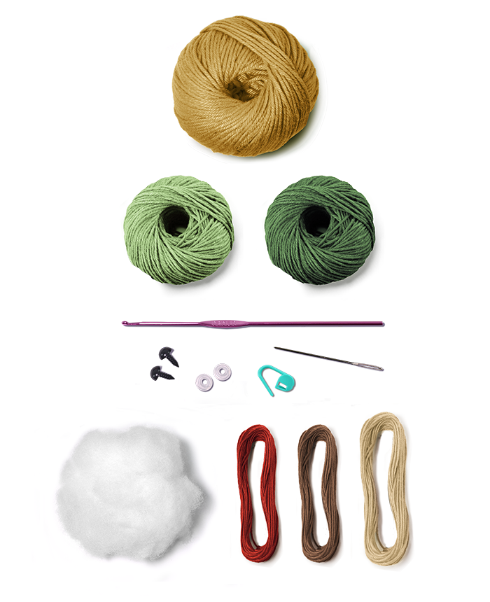 Circulo Amigurumi Kit Christmas Collection Santa's Love Mrs. Clause