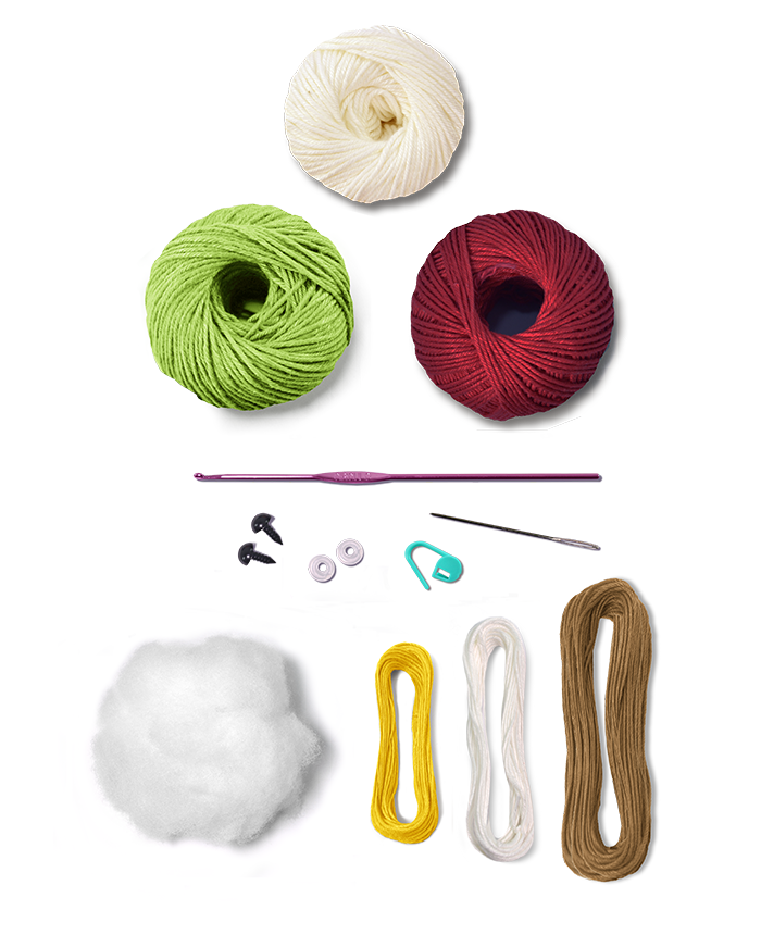 Circulo Amigurumi Kit Christmas Collection Jolly Santa