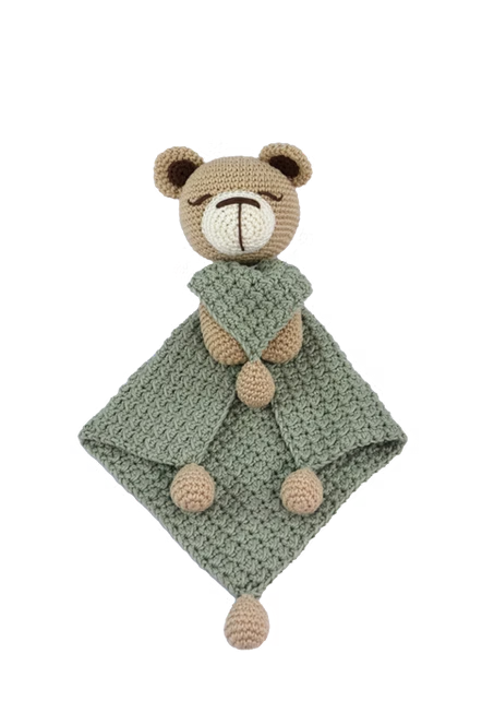 Circulo Amigurumi Kit Lovey Blanket Collection Teddy Bear