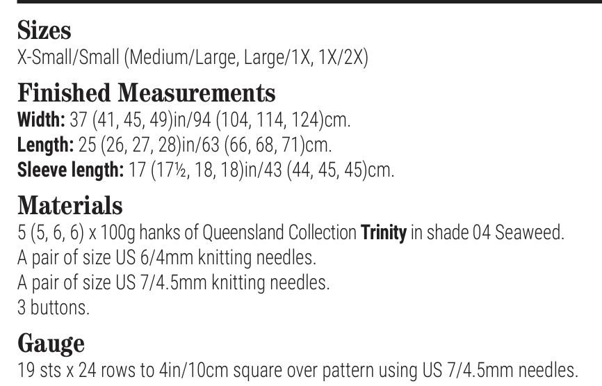 Queensland Collection Trinity Lynda (Knit) 