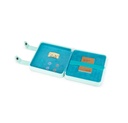 della Q Glow Collection Vinyl Hook Stitch Case Starlight (Teal)