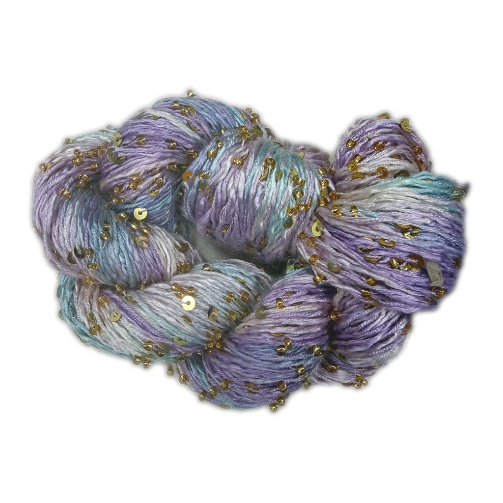 Art Yarns Beaded Silk + Sequins Sugarplum Dreams 