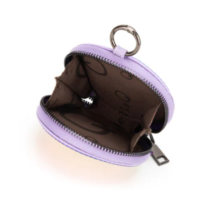 della Q Glow Collection Vinyl Round Mini Zip Twilight