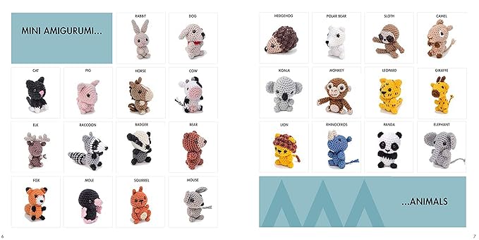 Mini Amigurumi Animals - 26 tiny creatures to crochet