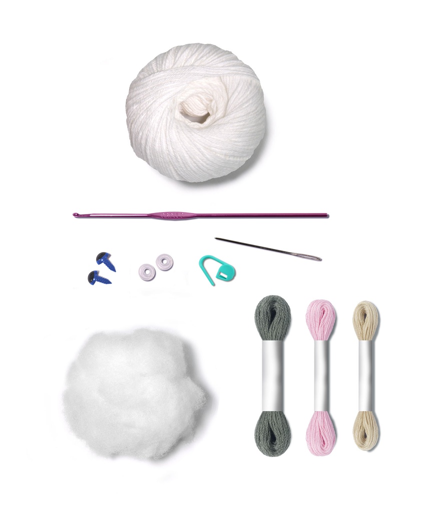 Circulo Amigurumi Kit Baby Farm Animal Collection Calf