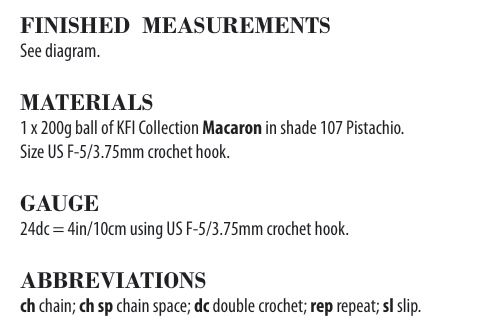Digital Download ~ KFI Collection Macaron Pearla Crochet Shawl