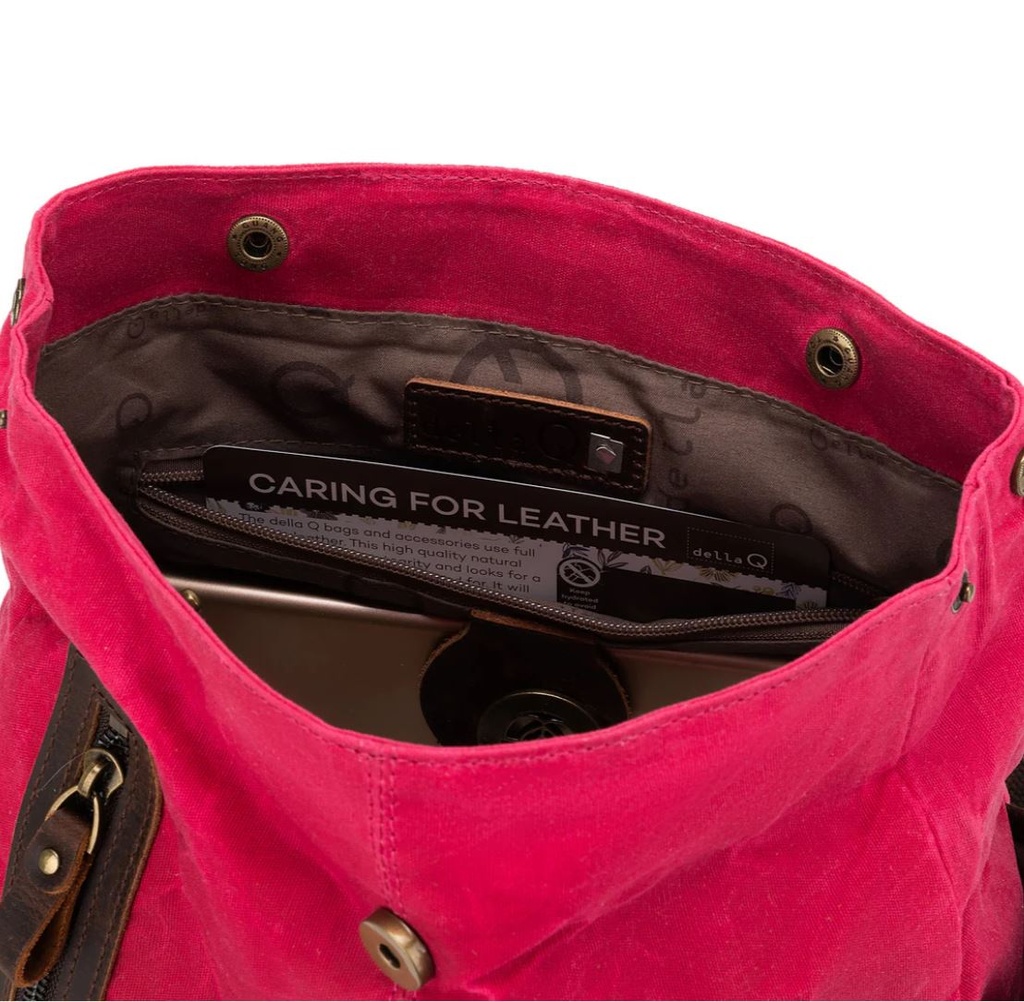 della Q Maker's Midi Backpack Vivid Rose