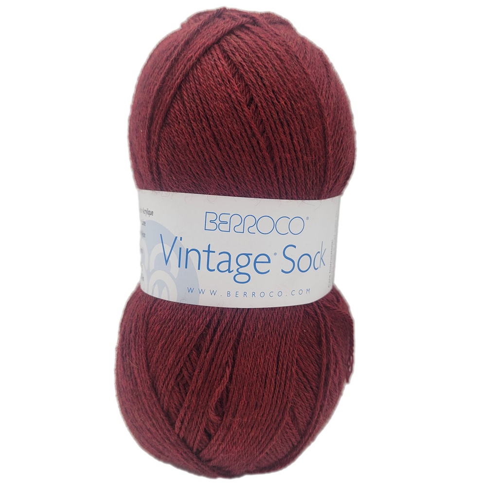 Berroco Vintage Sock Black Cherry 12060
