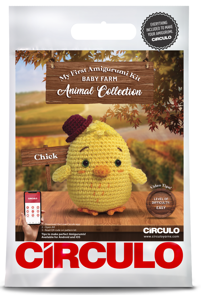 Circulo Amigurumi Kit Baby Farm Animal Collection Chick