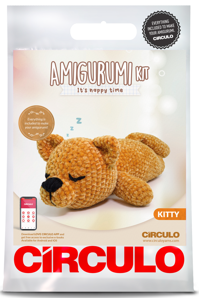 Circulo Amigurumi Kit It's Nappy Time Kitty