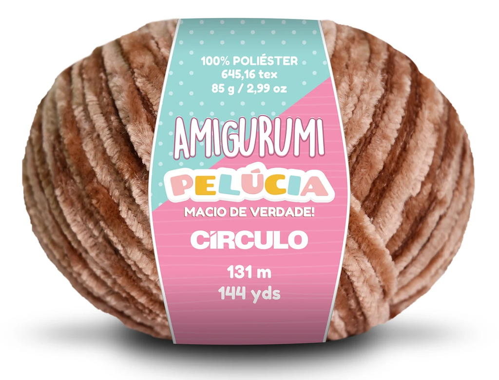 Circulo Amigurumi Pelucia Brownie 7569