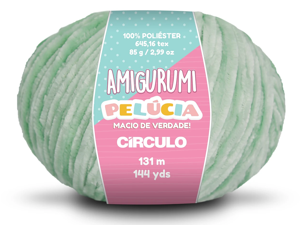 Circulo Amigurumi Pelucia Neo Mint 5743