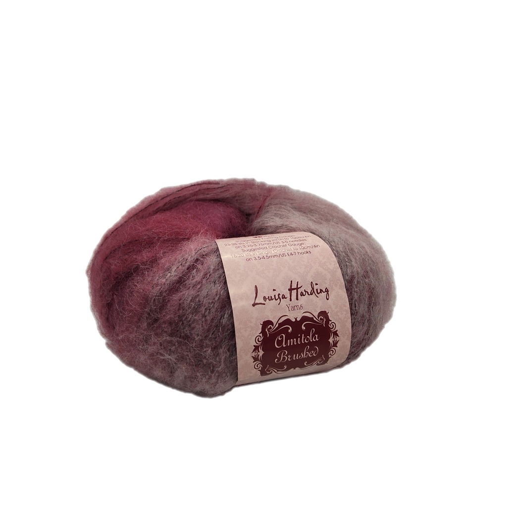 Louisa Harding Amitola Brushed Cabernet 344